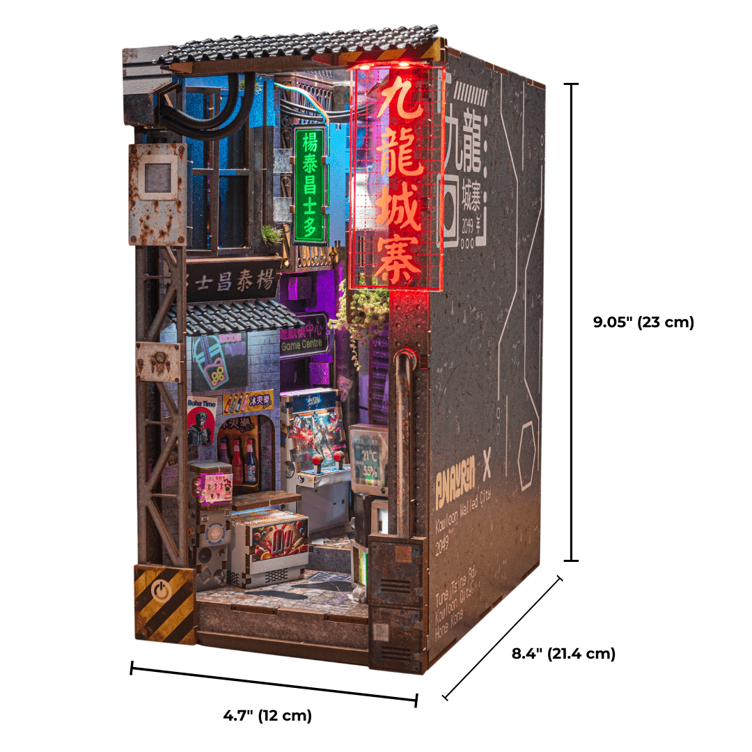 Kowloon Walled City 2049 Book Nook Kit - Byanavrin Store