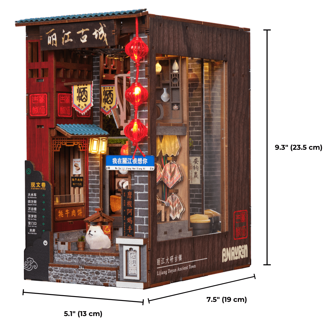 Lijiang Ancient Town Book Nook Kit - Byanavrin Store