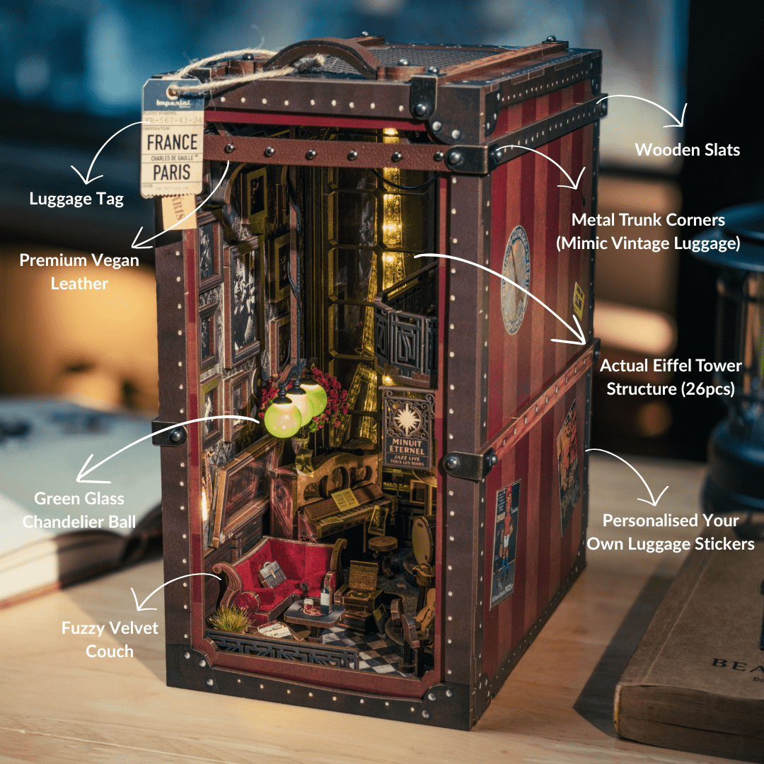 Eternal Midnight Paris Book Nook Kit | Collector’s Edition - Byanavrin Store