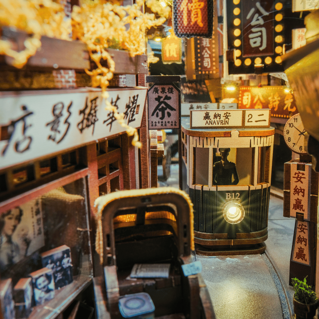 Old Shanghai Book Nook Kit | Exclusive Release - Byanavrin Store