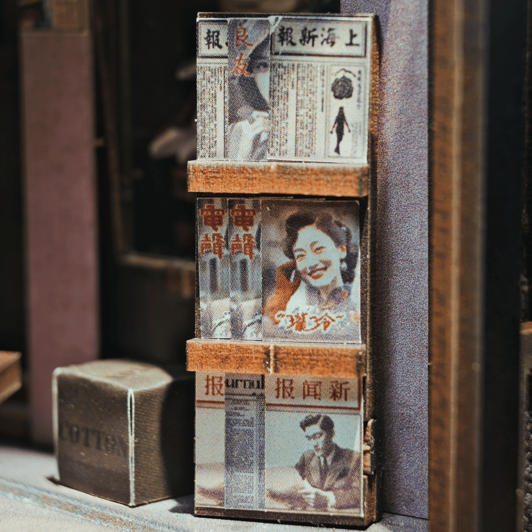 Old Shanghai Book Nook Kit | Exclusive Release - Byanavrin Store