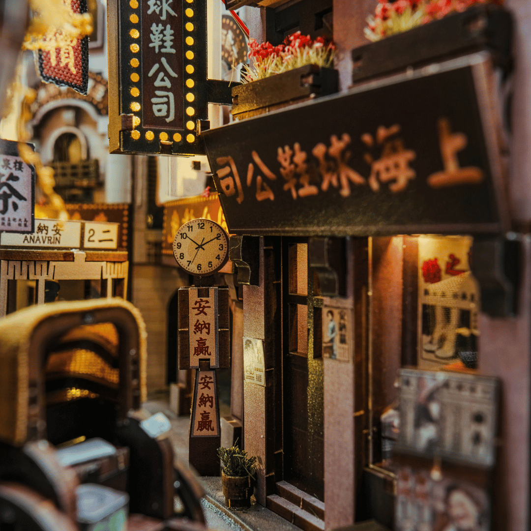 Old Shanghai Book Nook Kit | Exclusive Release - Byanavrin Store