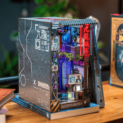 Kowloon Walled City 2049 Book Nook Kit - Byanavrin Store