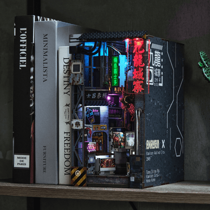 Kowloon Walled City 2049 Book Nook Kit - Byanavrin Store