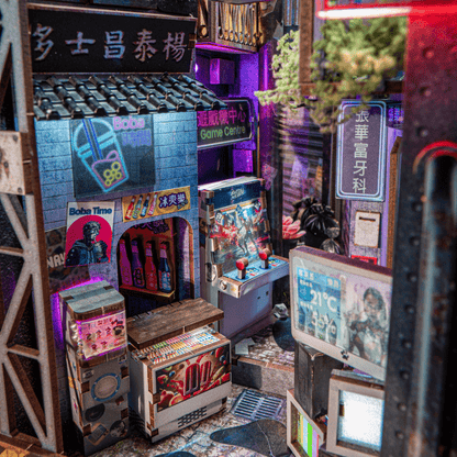 Kowloon Walled City 2049 Book Nook Kit - Byanavrin Store