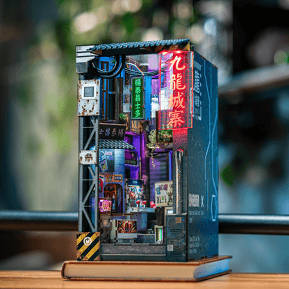 Kowloon Walled City 2049 Book Nook Kit - Byanavrin Store