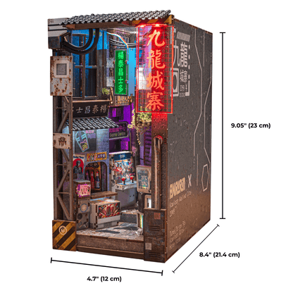 Kowloon Walled City 2049 Book Nook Kit - Byanavrin Store
