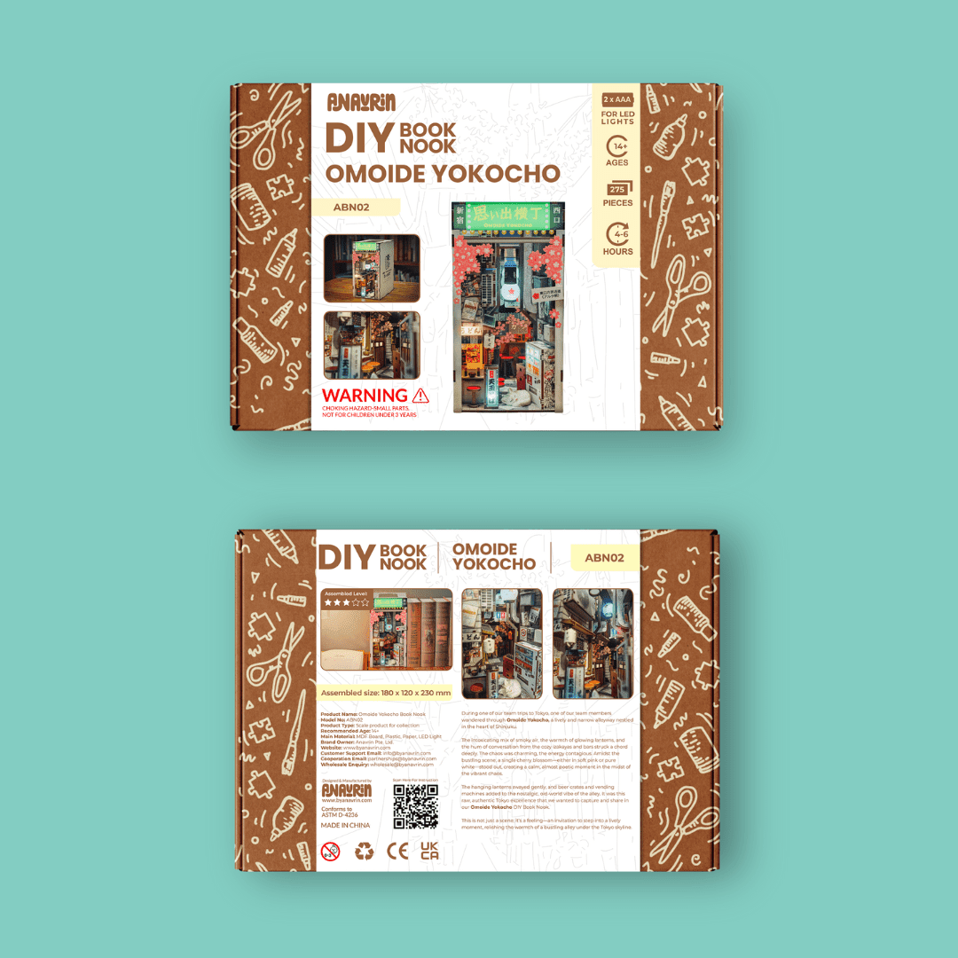 Omoide Yokocho Book Nook Kit - Byanavrin Store