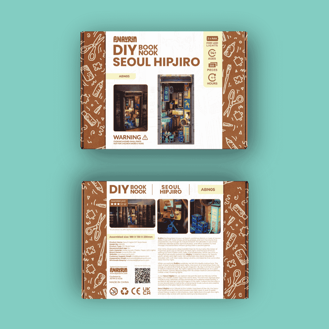 Seoul Hipjiro Book Nook Kit | Exclusive Release - Byanavrin Store