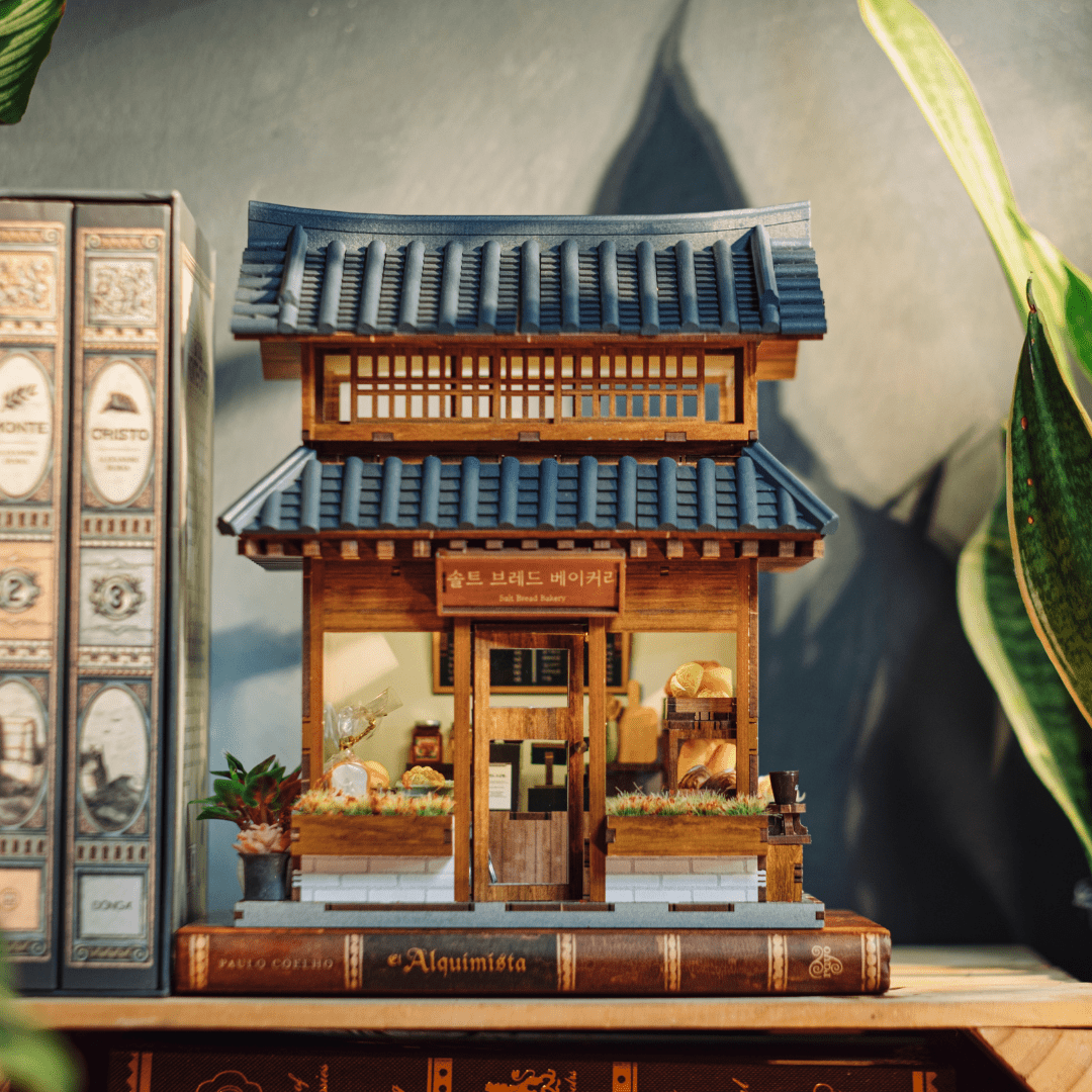Ikseon - dong Hanok Bakery Miniature House Kit - Byanavrin Store