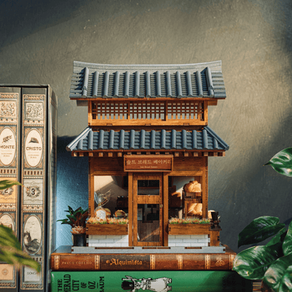Ikseon - dong Hanok Bakery Miniature House Kit - Byanavrin Store