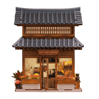 Ikseon - dong Hanok Bakery Miniature House Kit - Byanavrin Store