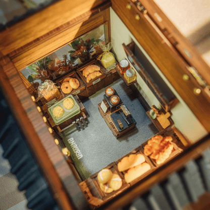 Ikseon - dong Hanok Bakery Miniature House Kit - Byanavrin Store